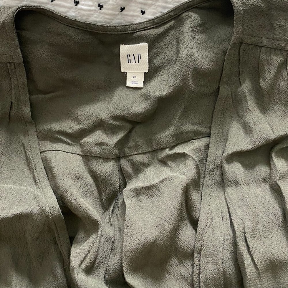 Gap Cotton/Silk Wide-leg Jumpsuit